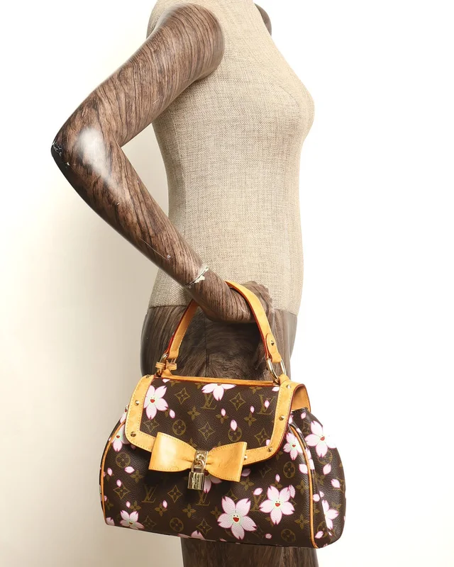 Louis Vuitton Monogram Takashi Murakami Cherry Blossom Sac Retro Bag in Suede from A Retro Tale, photo 12 of 12