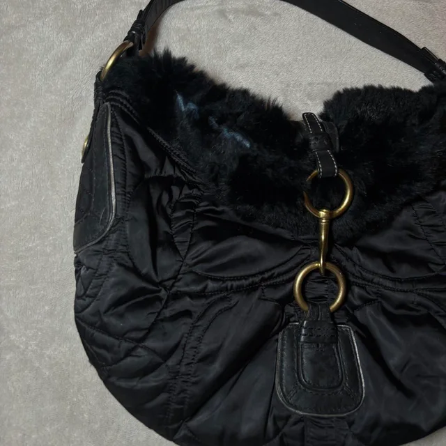 Coach Women's Shoulder bags - Black in black from Depop, photo 3 of 3