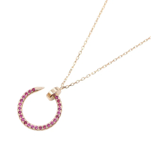 Cartier Juste Un Clou Au750 Ruby Necklace from LuxUness