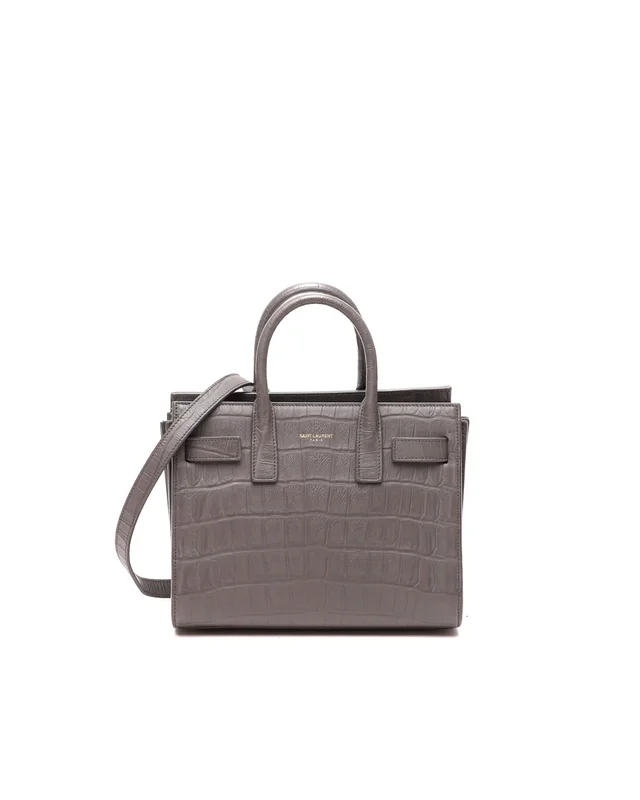 Saint Laurent Baby Croc Sac de Jour Bag from A Retro Tale