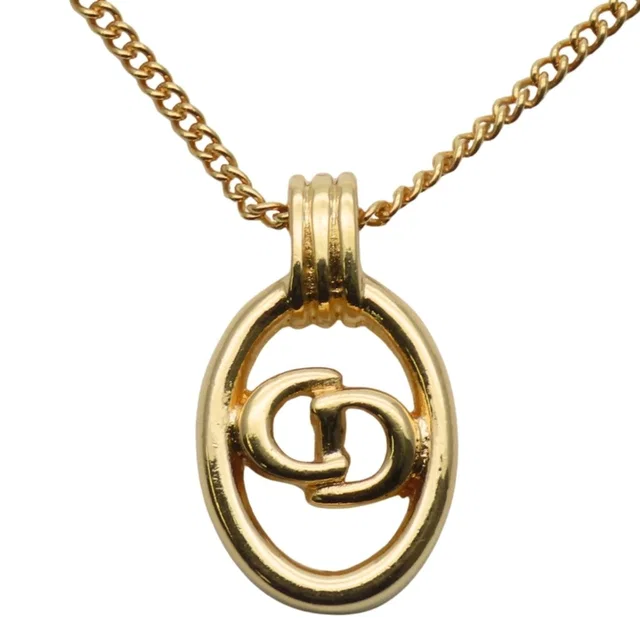 Dior Gold Necklace in gold from Poshmark