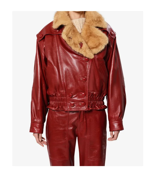 Isabel Marant Valina leather coat, photo 4 of 5 from SENSER