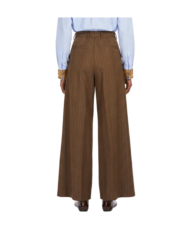 Dries Van Noten Striped Wide Leg Pants, photo 4 of 4 from SENSER