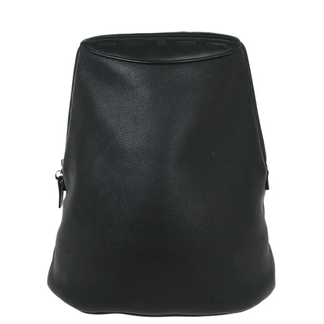 Loewe Black Sling Shoulder Bag in Black Leather from AMORE Vintage Tokyo