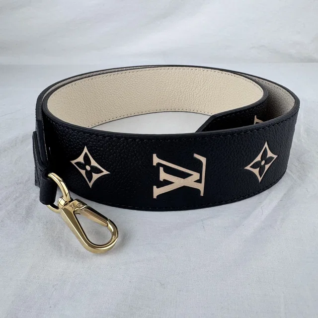 Louis Vuitton One-Length Shoulder / Crossbody Bandouliere Strap in Bandouliere, Empreinte leather, Leather, Metal from Reowned
