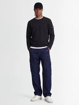 Stone Island Crew neck sweatshirt with long sleeves in 0% Cotton, photo 2 of 3 from LUISAVIAROMA