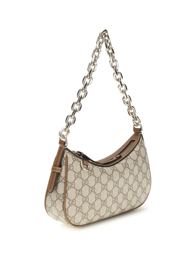 Gucci Shoulder Bag — Beige Fabric in Beige Coated canvas from HEWI