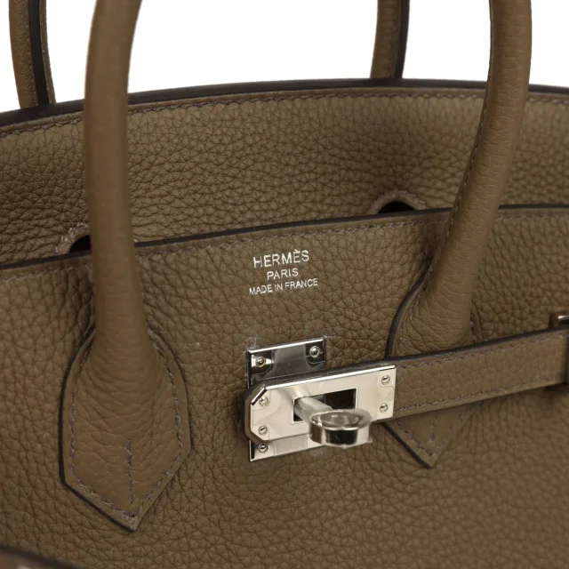 Hermès Birkin 25 Toundra Togo Palladium Hardware in Togo leather from Madison Avenue Couture, photo 7 of 9