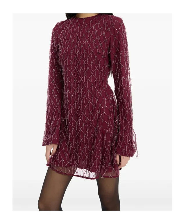 ROTATE sequins mini flared dress, photo 5 of 7 from SENSER