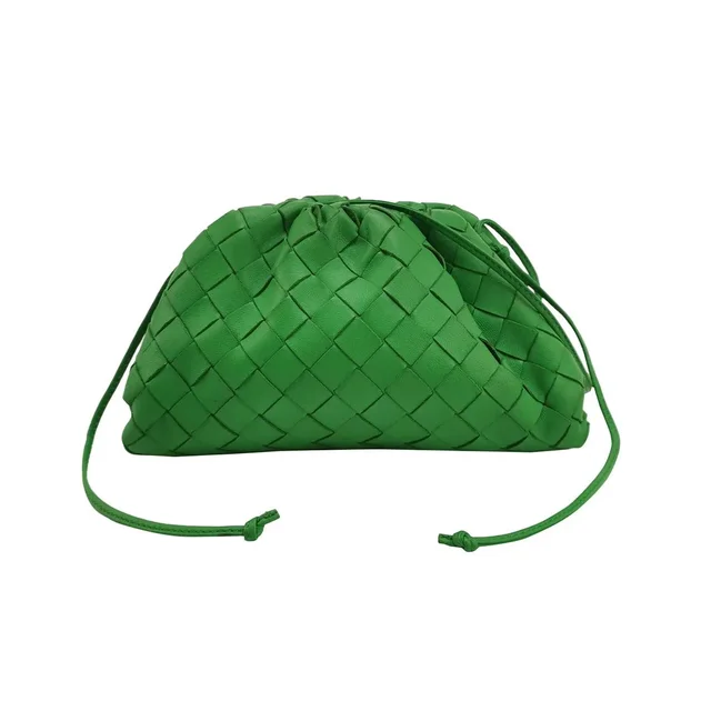 Bottega Veneta Intrecciato Leather Mini Pouch Bag in green Woven leather from Grailed, photo 1 of 1