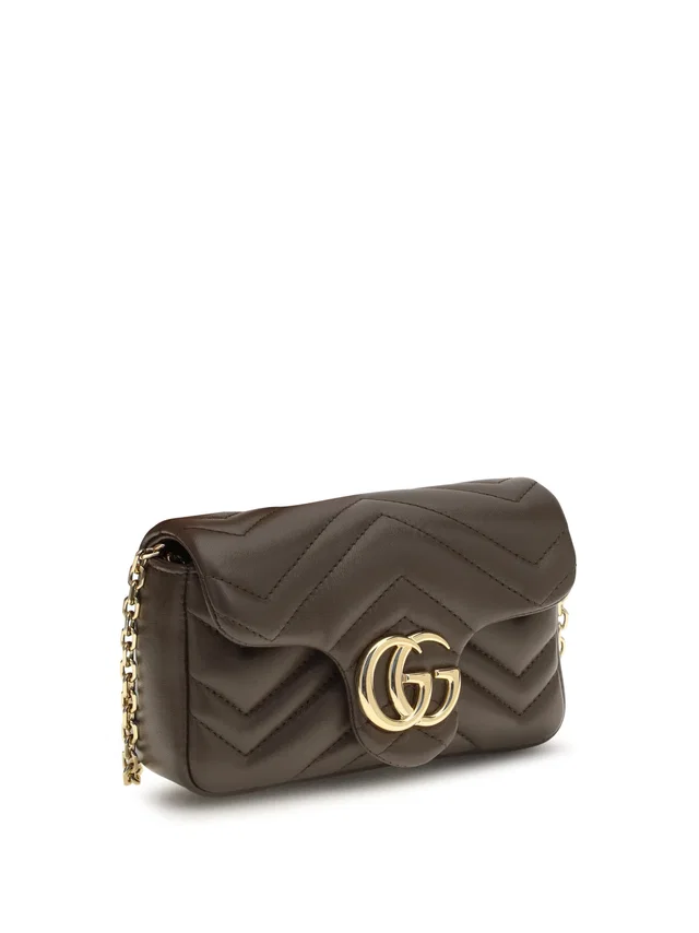 Gucci Shoulder Bag — Brown Calf Leather in Brown Calfskin from HEWI