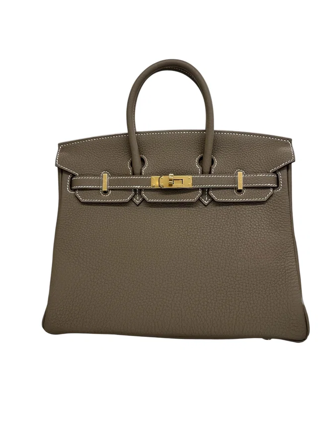 Hermès Birkin Etoupe 25 with GHW in Togo - B Stamp in Taupe Togo leather from Luxury Promise