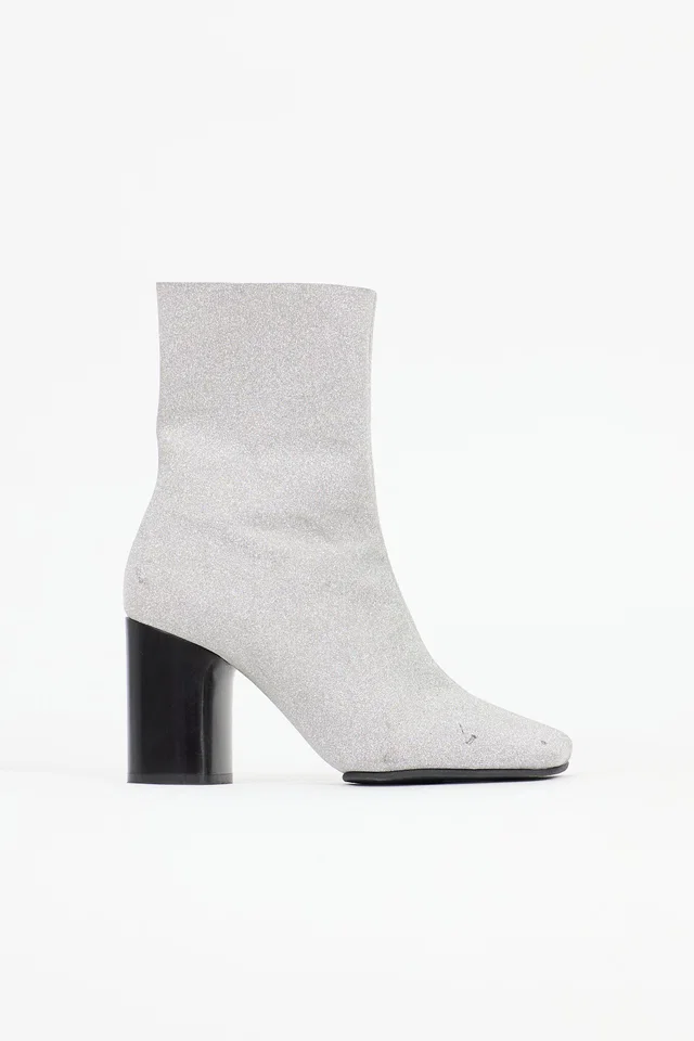 Acne Studios Glitter Ankle Boot in Leather from VSP Consignment