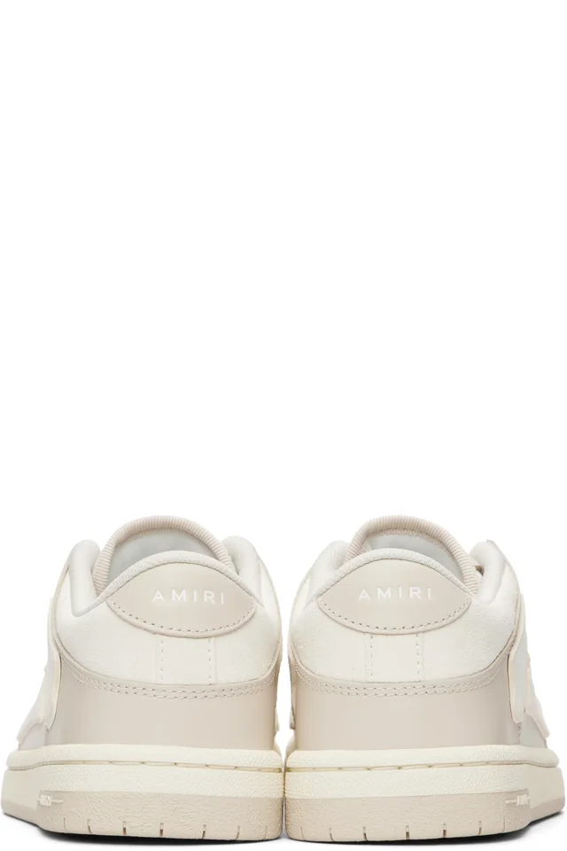 AMIRI Off-White Skel-Top Low Sneakers, photo 2 of 5 from SSENSE