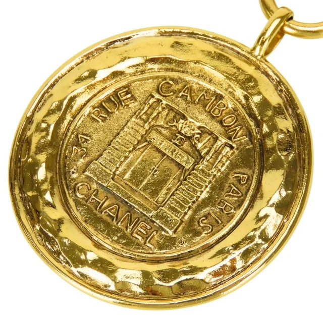 Chanel Necklace Cambon Gold in Gold from The Reluxe