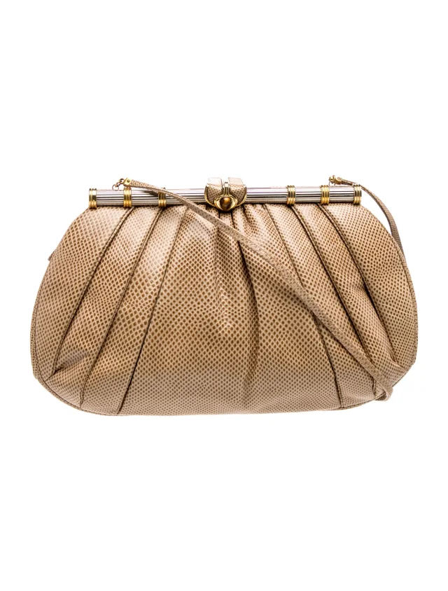 Judith Leiber Karung Crossbody Bag in Canvas from The RealReal