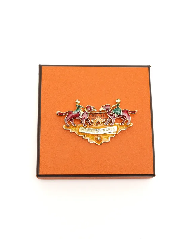 Hermès Children Dogs Brooch from A Retro Tale, photo 4 of 4