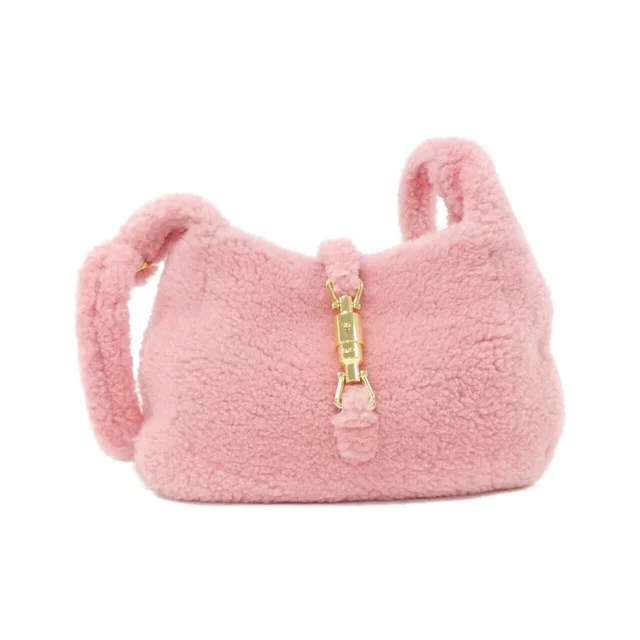 Gucci Shoulder Bag Pink in Pink Wool from The Reluxe