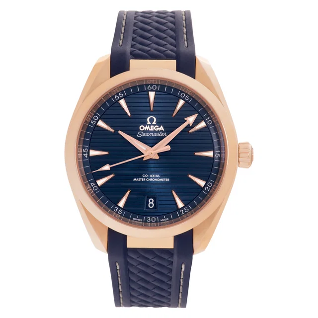 Unused Omega Seamaster Co-Axial 41mm 220.52.41.21.03.001 in Rose Gold from Gray And Sons
