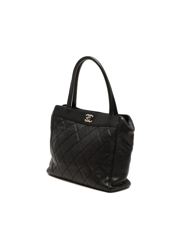 Chanel CC Caviar Tote Bag in Caviar leather from A Retro Tale, photo 2 of 8