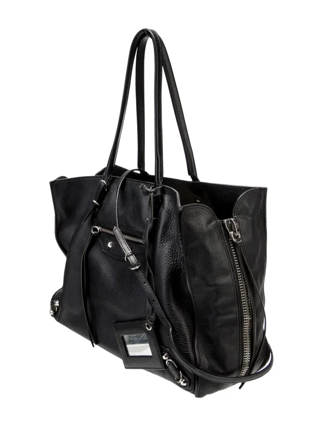 Balenciaga Top Handle handbags in Black Leather from The RealReal, photo 3 of 6
