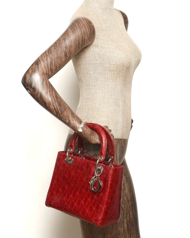 Medium Lady Dior Patent Bag in Patent leather from A Retro Tale, photo 10 of 10