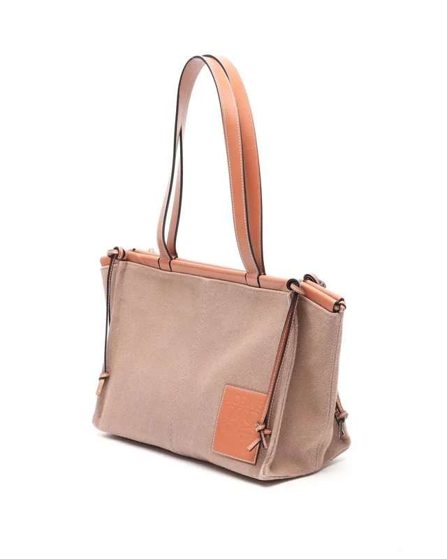 Loewe Cushion Tote Bag in Canvas from A Retro Tale, photo 2 of 13