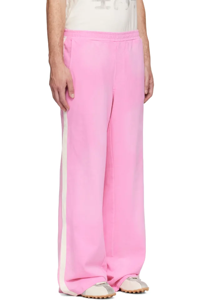 424 Pink Striped Sweatpants, photo 2 of 4 from SSENSE