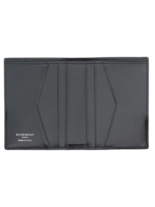 Givenchy Grain Leather Card Case — Black Calf Wallets & Purses in Black Leather from HEWI
