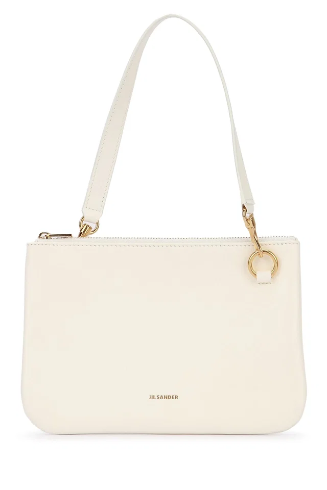 Jil Sander Shoulder Bag — Beige Lla in Beige Leather from HEWI