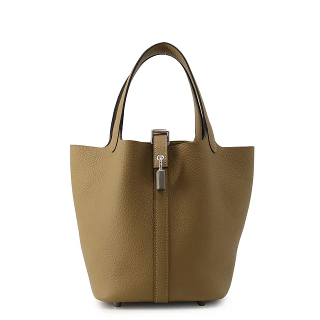 Hermès Picotin Lock Dune Taurillon Clemence Size PM in Clemence leather from GALLERY RARE