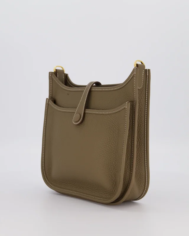 Hermès Evelyne III 23 Bag in Taupe Clemence leather from Sellier, photo 6 of 19