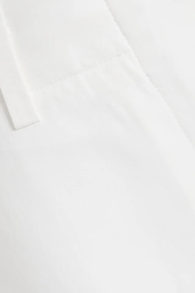 Proenza Schouler Joey Woven Straight-Leg Trousers in Off-white, photo 4 of 8 from THE OUTNET