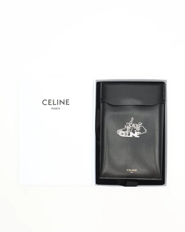 Celine Logo Rhinestone Necklace from A Retro Tale, photo 2 of 4