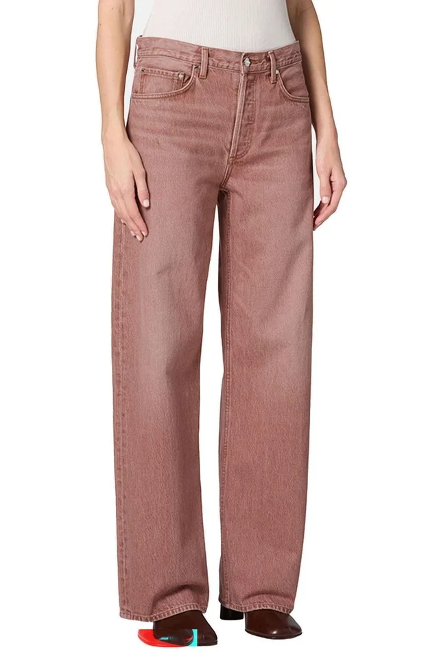 Agolde High Rise Wide-Leg Jeans, photo 4 of 5 from SENSER