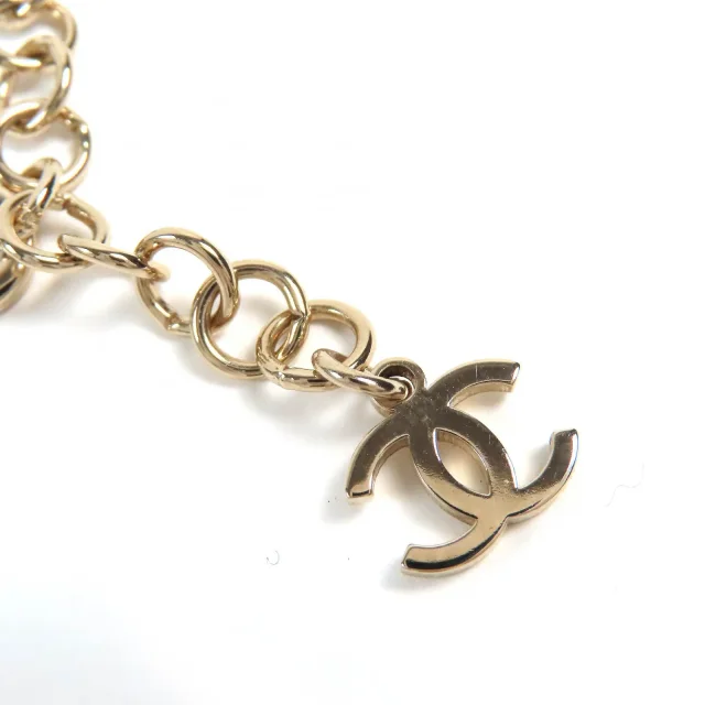 Chanel COCO Mark Pearl Necklace in Gold from LuxUness, photo 6 of 8