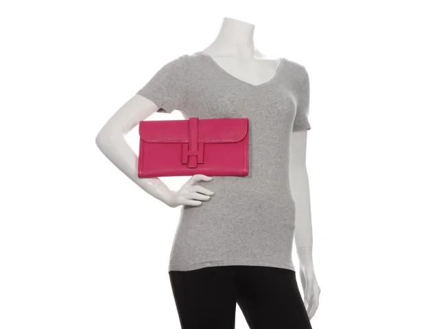Hermès Rose Shocking Chèvre Jigé Elan 29 in Pink Goatskin from Anns, photo 10 of 10