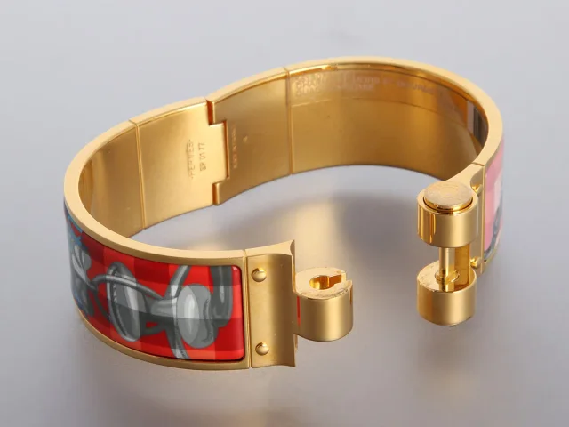 Hermès Wide Mors et Gourmette Charnière Bracelet from Ann's Fabulous Finds, photo 5 of 6