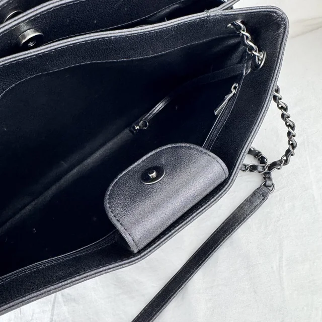Chanel CC Timeless Iridescent Tote Bag in Metal, Nubuck Leather from Reowned, photo 13 of 13