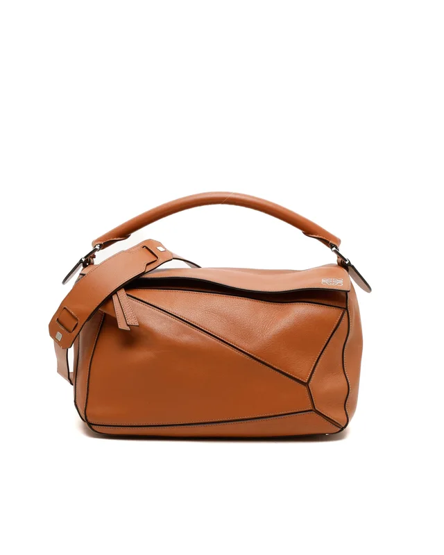 Loewe Large Puzzle Bag in Calfskin from A Retro Tale