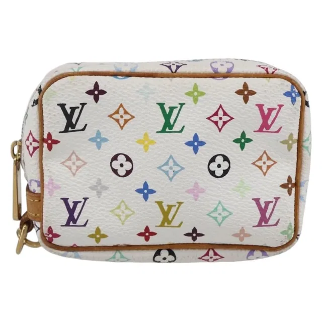 Louis Vuitton Wapity Trousse Monogram Multicolor White Canvas Bag in White Canvas from HEWI