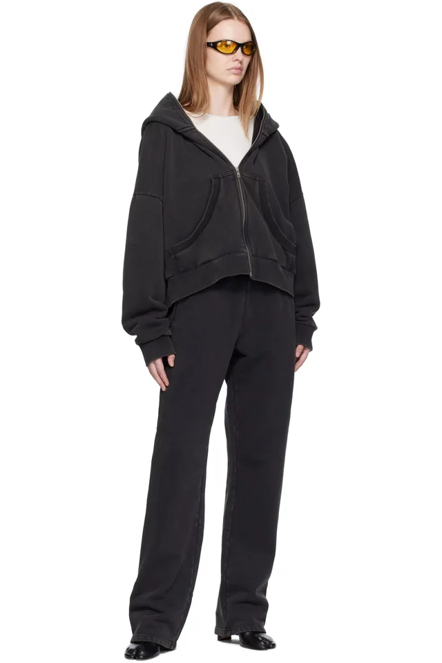 Entire Studios Black Eternal Zip Hoodie, photo 4 of 4 from SSENSE