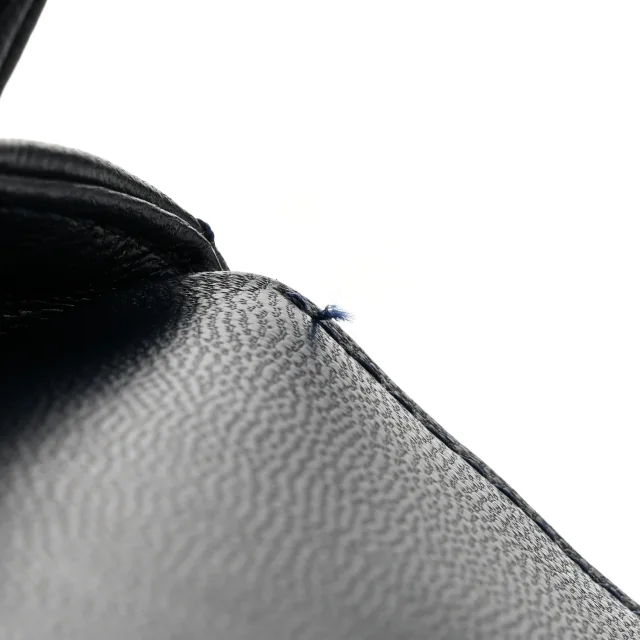 Chanel Quilted Extra Mini Rainbow Coco Handle Flap Navy Blue in Navy Goatskin from FASHIONPHILE, photo 11 of 11
