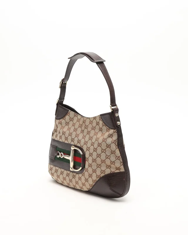 Gucci GG Sherry Line Hobo Bag in Canvas from A Retro Tale, photo 2 of 8