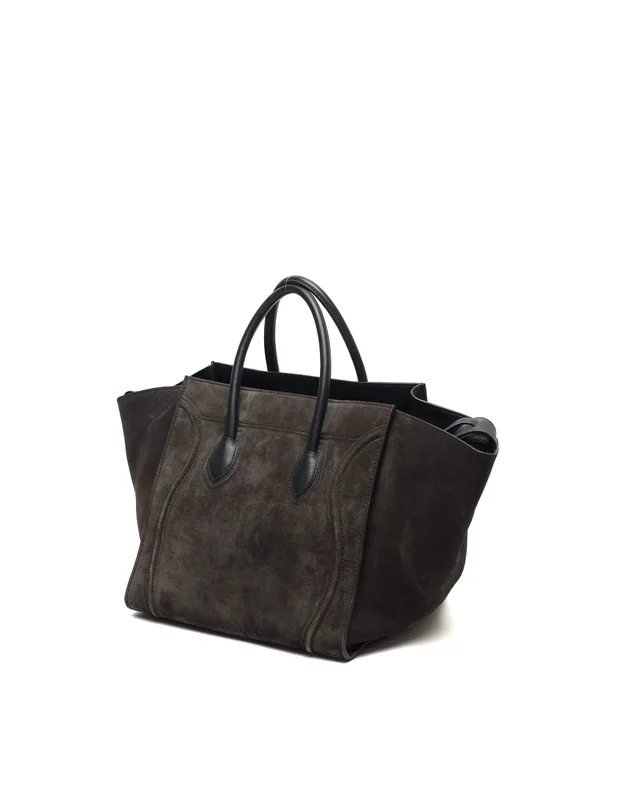 Celine Luggage Phantom Suede Bag in Suede from A Retro Tale, photo 3 of 11