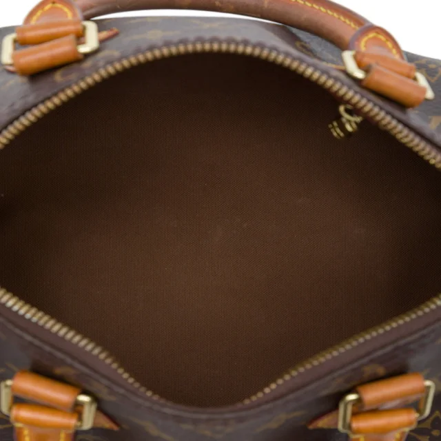 Brown Louis Vuitton Monogram Speedy Bandouliere 25 Satchel in Brown Coated canvas from Designer Revival, photo 2 of 2