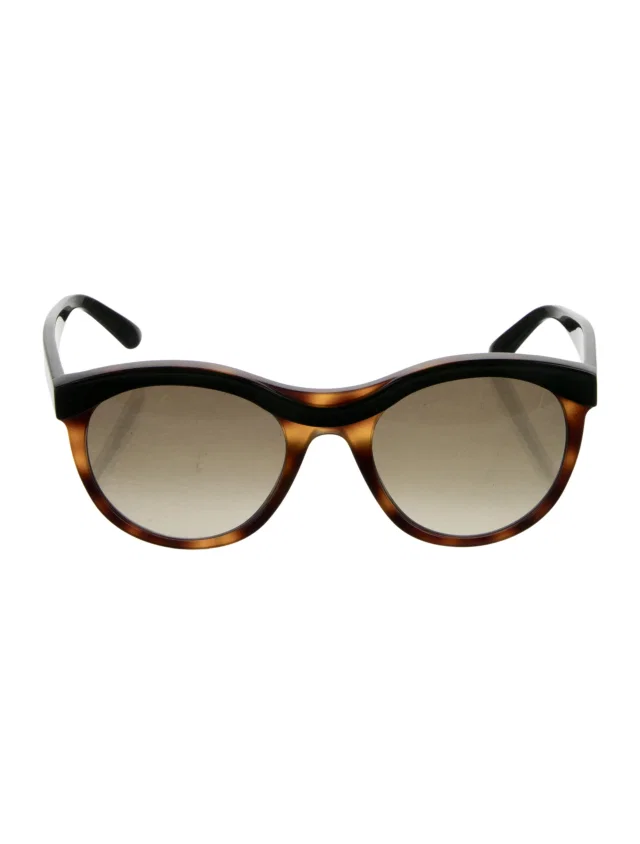 Etro Oversize Gradient Sunglasses in green|brown|red from The RealReal