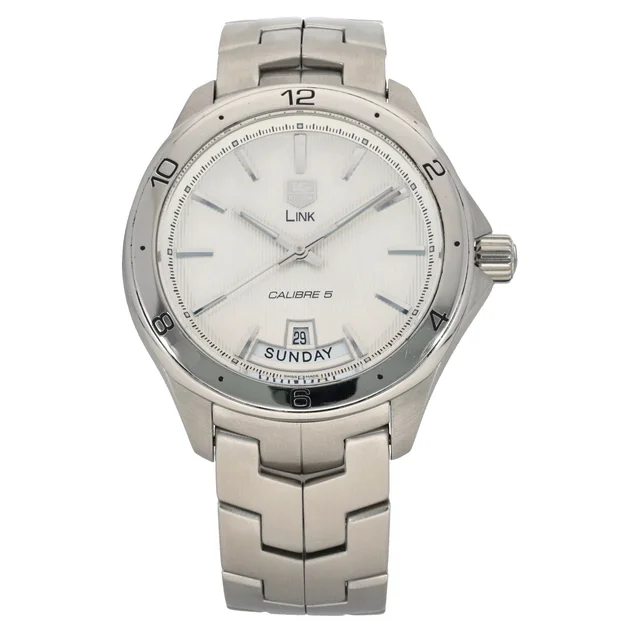 TAG Heuer Link WAT2011 42mm Stainless Steel Watch from H&T
