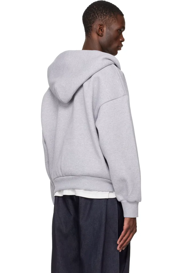 Seventh Gray V2 Zipped Hoodie, photo 3 of 4 from SSENSE
