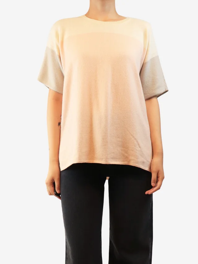 Loro Piana Pink baby cashmere knit top - size S in Pink Cashmere from Sign of the Times